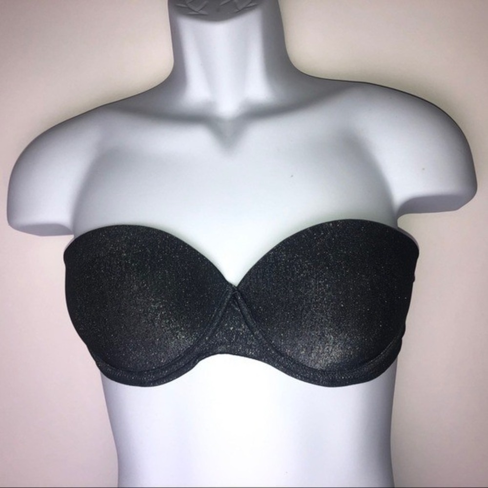 Victoria's‎ Secret Black Pushup Bra Wear Everywhere Strapless 34C